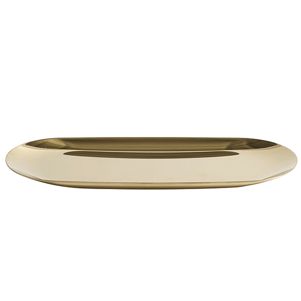 HAY Tray, oblong, L, golden | Finnish Design Shop