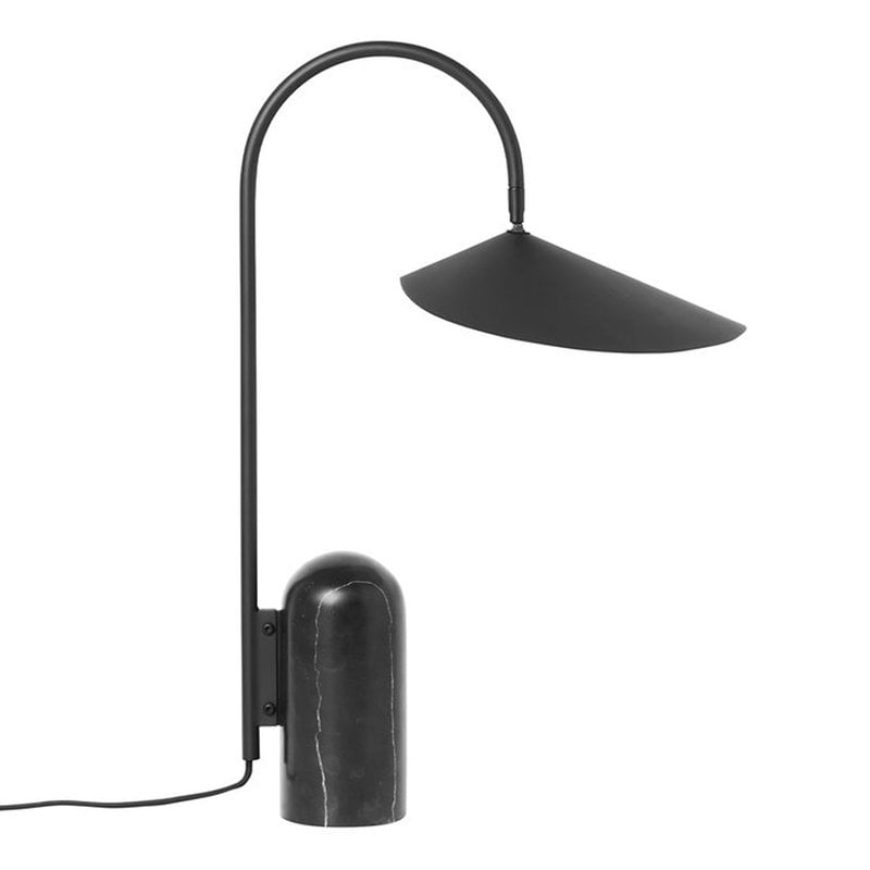 Ferm Living Arum Table Lamp Black, What Color Lamp On A Black Table