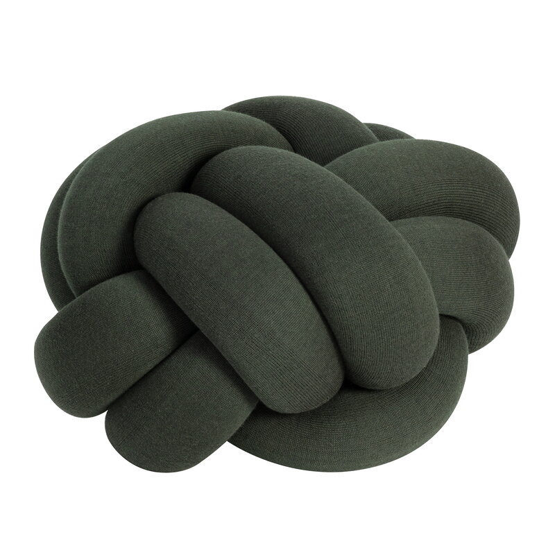 Design House Stockholm Knot cushion, XL, forest green
