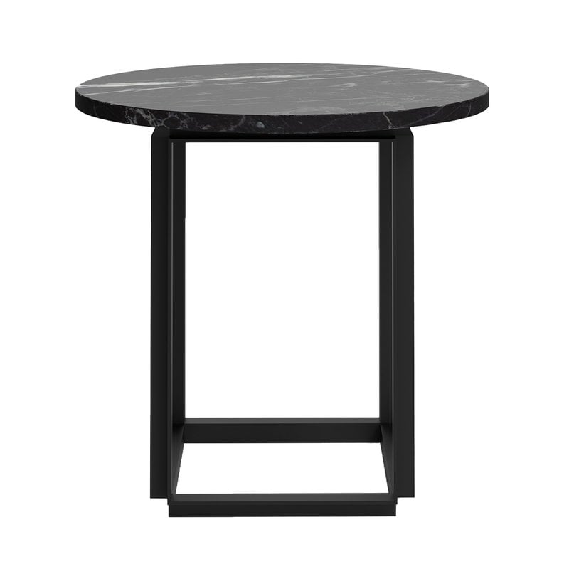 Black Marble Finnish Design, 50 Inch Round Table Topper