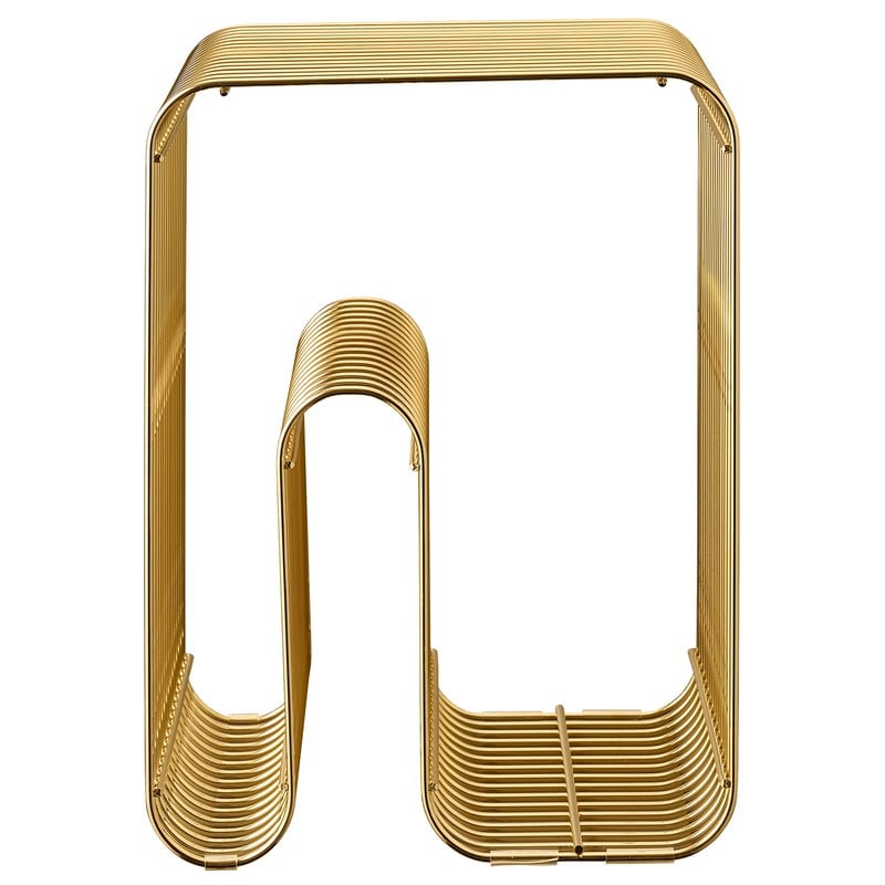 AYTM Curva stool gold Finnish Design Shop