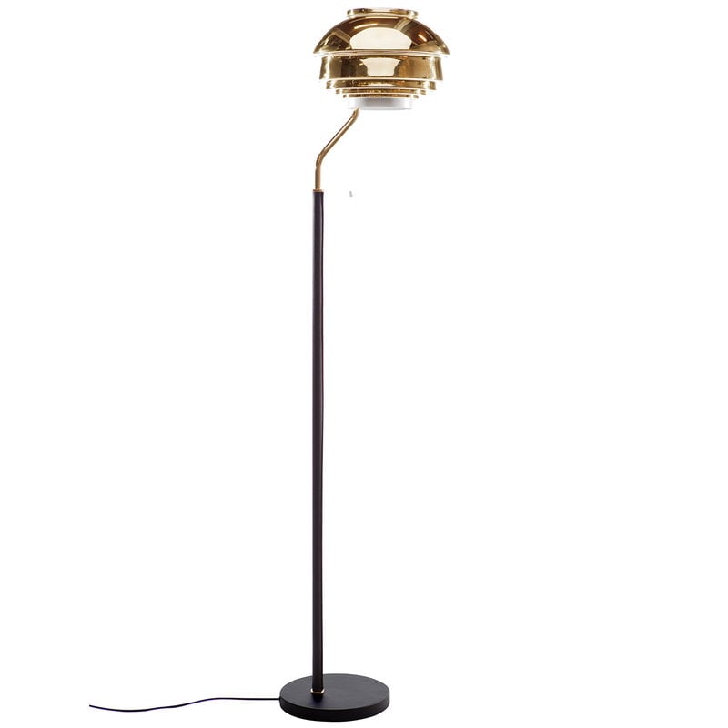 Artek Aalto Floor Lamp A808 Brass, Alvar Aalto Floor Lamp
