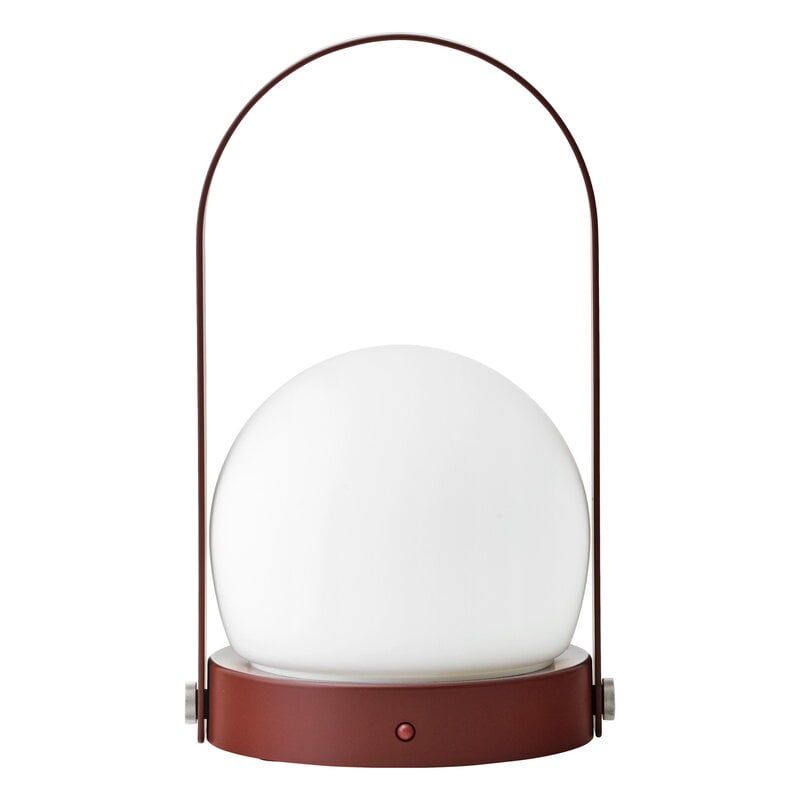 Menu Carrie Portable Table Lamp, Outdoor, Burned Red