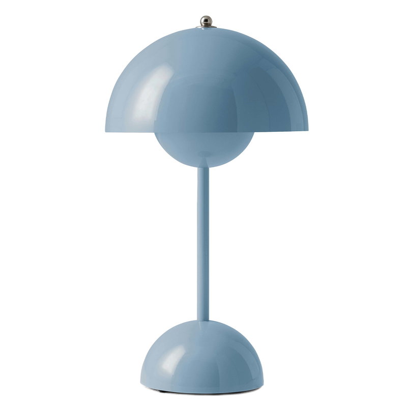 Tradition Flowerpot Vp9 Portable Table, Light Blue Lamp