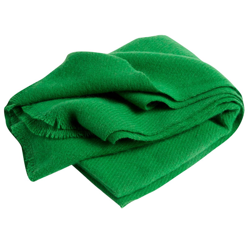 Hay Mono blanket, grass green | Finnish Design Shop