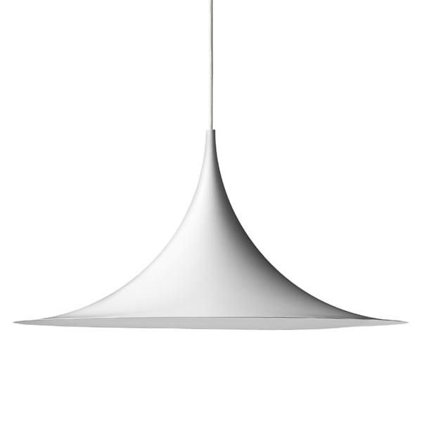 Og så videre Ligner øje GUBI Semi pendant 47 cm, matt white | Finnish Design Shop