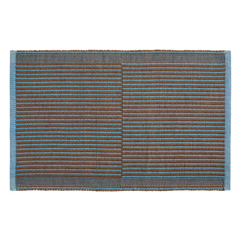 Tapis rug, chestnut - blue