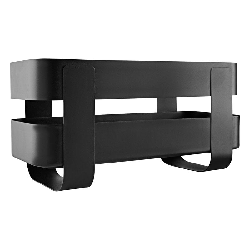 Eva Solo Selbstbewässernder Kräutertopf, 31 x 13 cm, Stahl, schwarz, produktbild