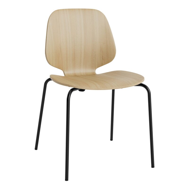 Normann Copenhagen My Chair, schwarzer Stahl - Eiche, produktbild