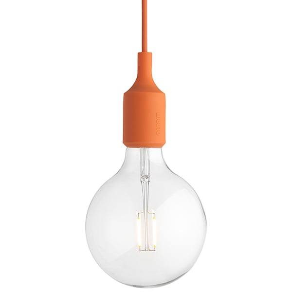 Muuto E27 Led Socket Lamp Orange Finnish Design Shop