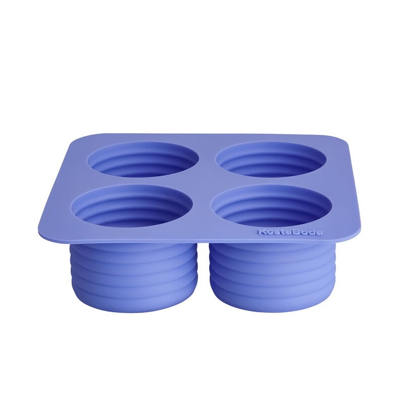 Kosta Boda Viva Eiswürfelform, 4 Stück, 13 cl, meeresblau, produktbild