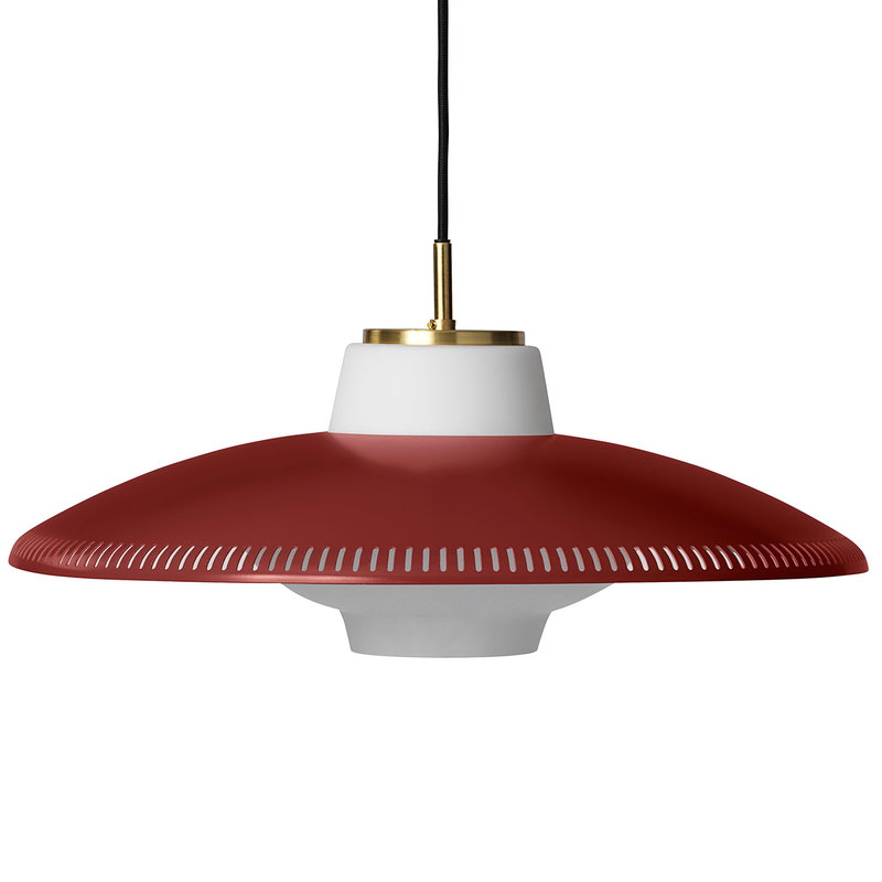 Warm Nordic Opal Shade Pendant Red, Red Pendant Lamp Shade