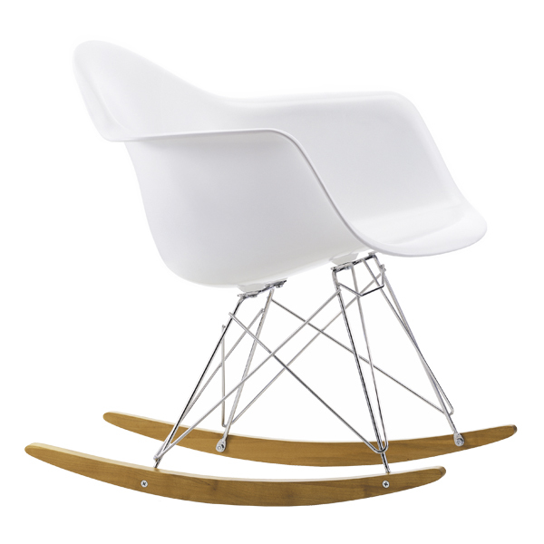 draai Snoep lade Vitra Eames RAR rocking chair, white | Finnish Design Shop