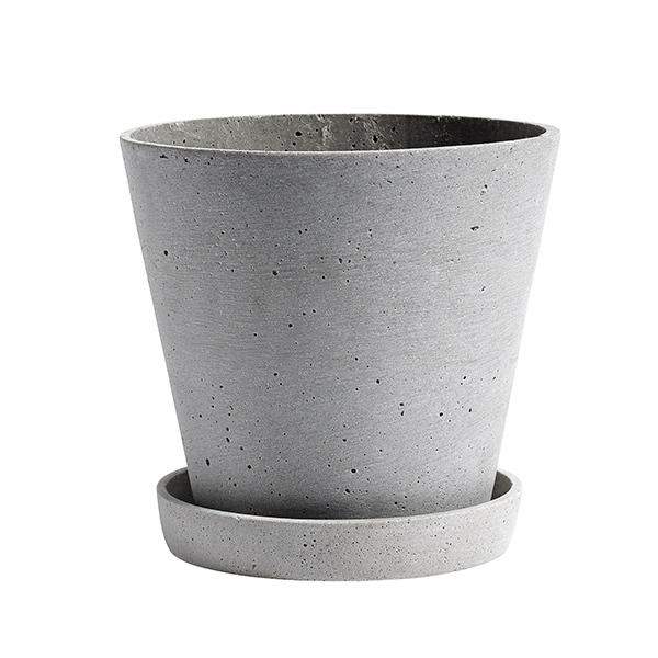 Vaso Per Piante Standard Con Sottovaso - Plastica, Colori Terracotta, Marrone E Bianco, Varie Misure