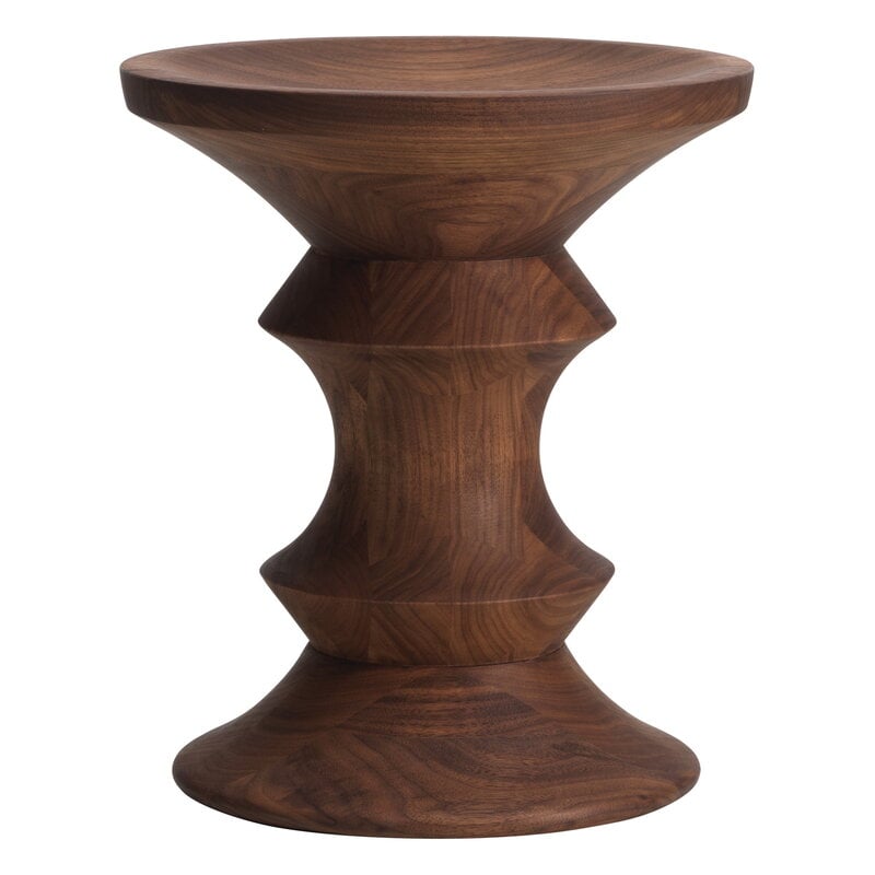 Vitra ミニチュア ウォルナットスツール Stool（Modell C) Vitra Stool, model C, dark walnut | Finnish Design Shop