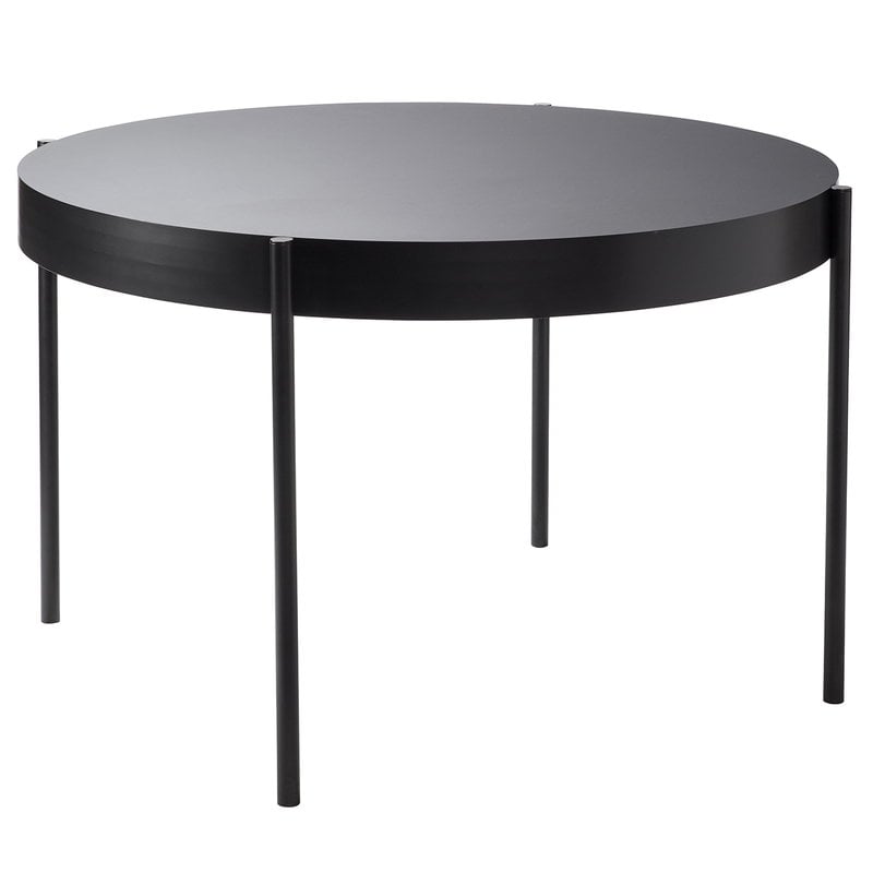 Verpan Series 430 Dining Table 120 Cm Black Laminate Finnish