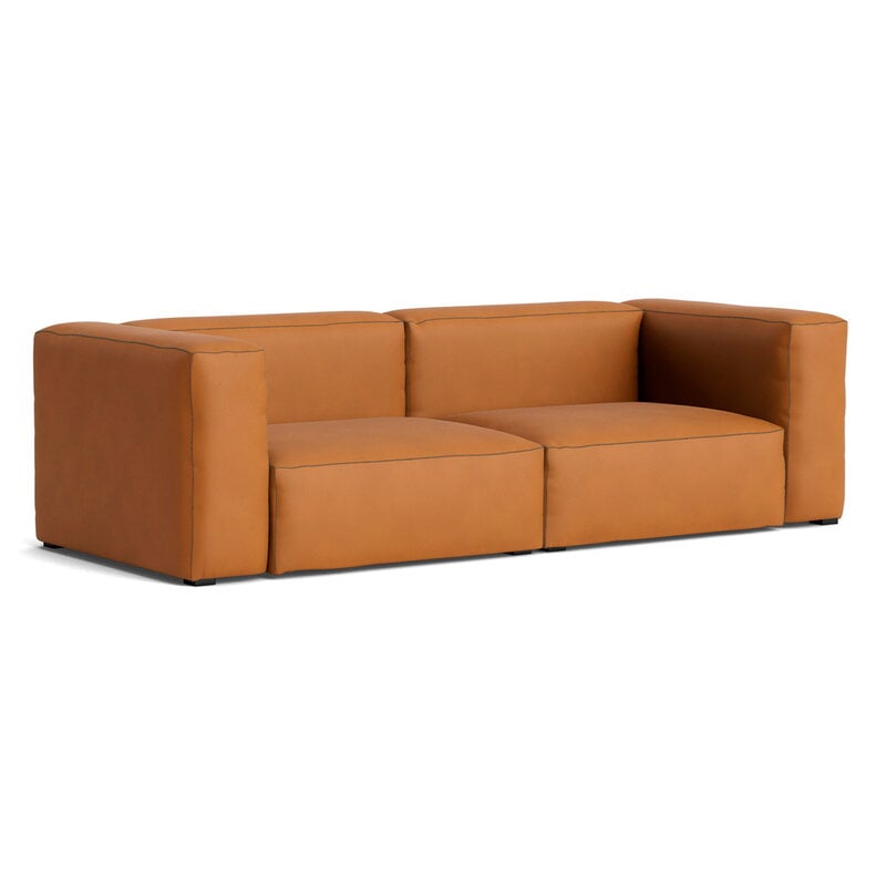 HAY Mags Soft sofa, 2,5-seater, Comb.1 high arm, Sense 250 leather, view 1