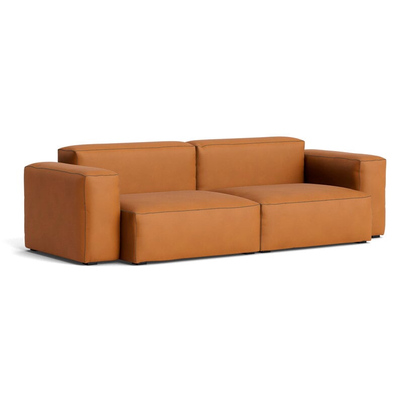 HAY Mags Soft 2,5-seater sofa, Comb.1 low arm, Sense 250 leather, product image