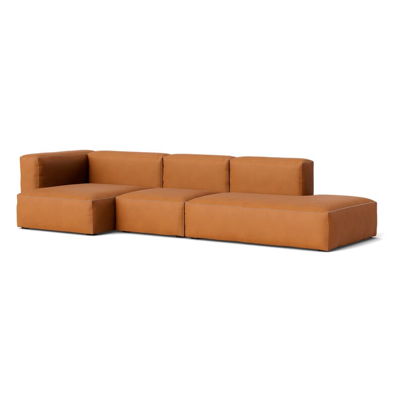 HAY Mags Soft sofa, Comb.4 high arm left, Sense 250 leather, product image