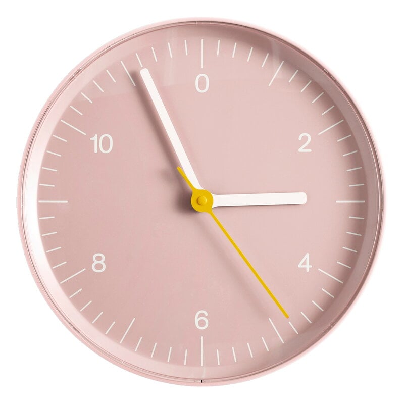 HAY Wall Clock Recycled, pink | Finnish Design Shop
