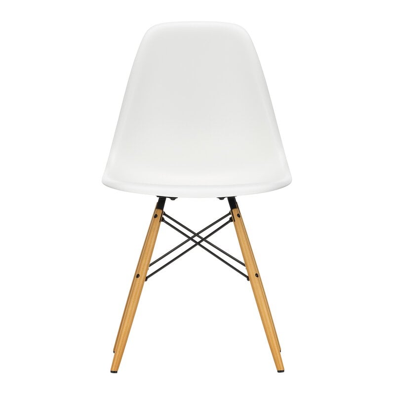 Stal oppervlakkig heilige Vitra Eames DSW chair, white - maple | Finnish Design Shop