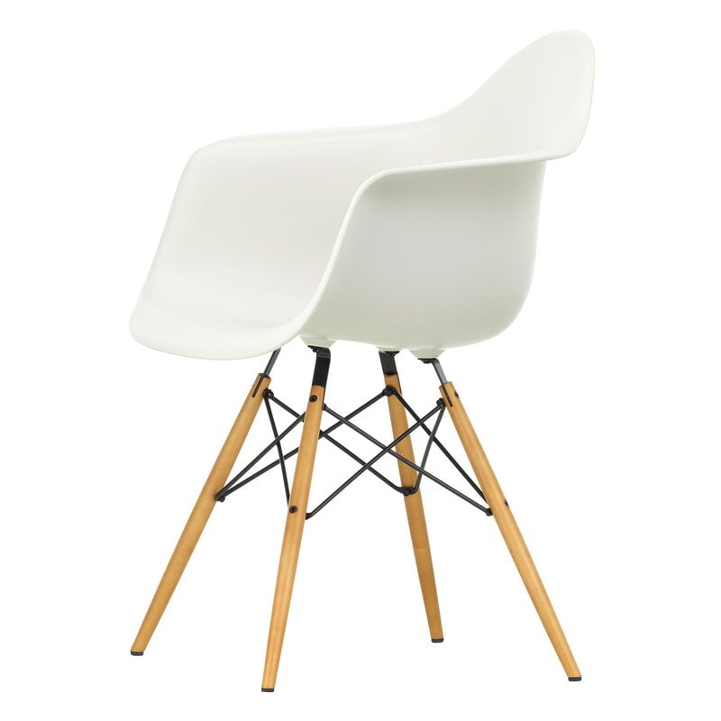 Verlammen getrouwd klem Eames DAW chair, white - maple | Finnish Design Shop