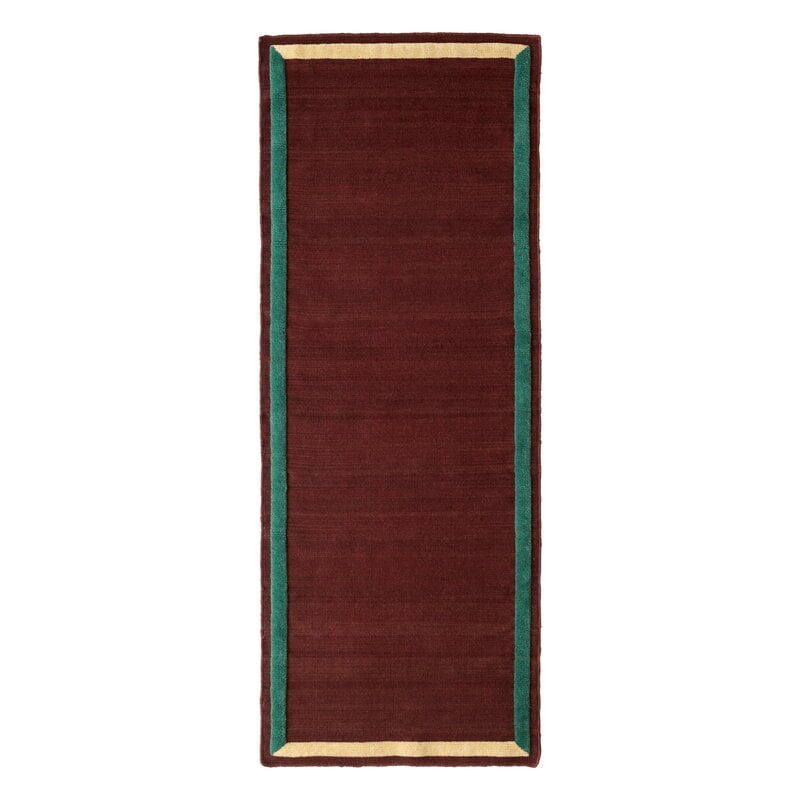 &Tradition Framed AP14 wool rug, 90 x 240 cm, plum | Finnish Design Shop