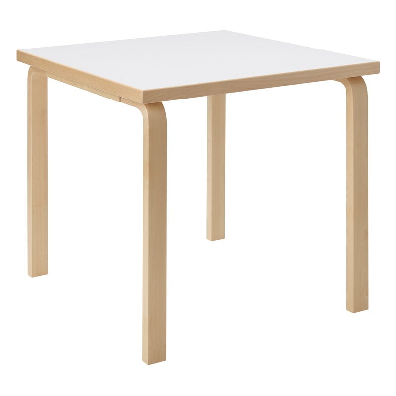 Artek Aalto table 81C, birch - white laminate | Finnish Design Shop