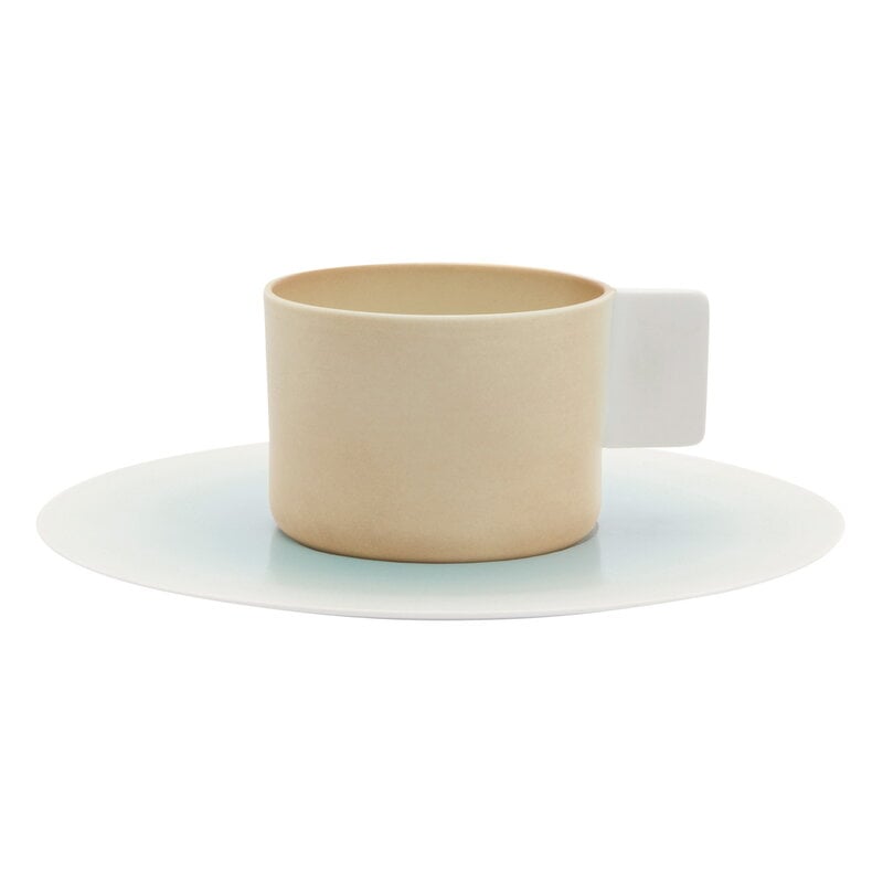 Solid Color Ceramic Coffee Cup and Saucer Set Office Mug European