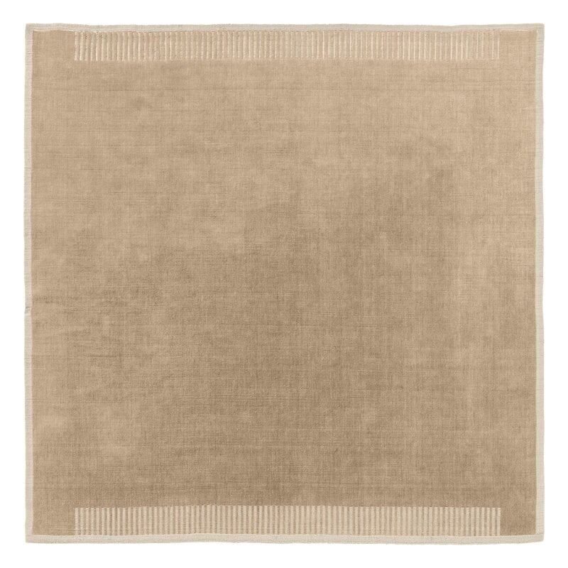 Audo Copenhagen Duomo rug, 270 x 270 cm, limestone beige, product image