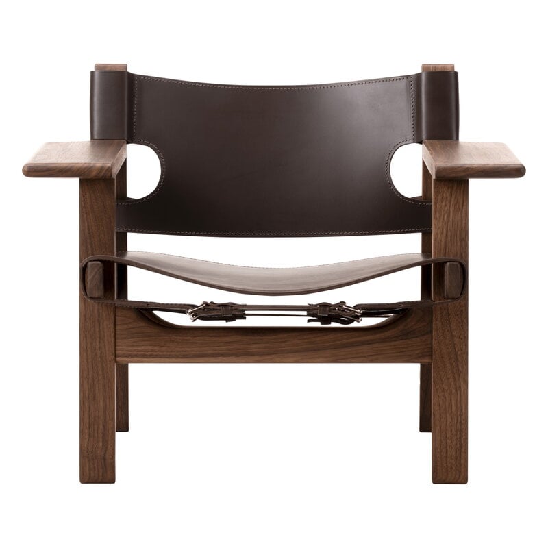 Fredericia The Spanish Chair, pelle di cavallo marrone scuro - noce oliato, immagine prodotto