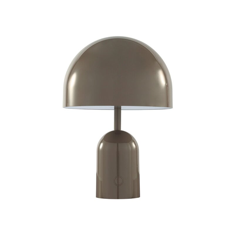 Tom Dixon Lampe de table portable LED Bell, taupe, image produit