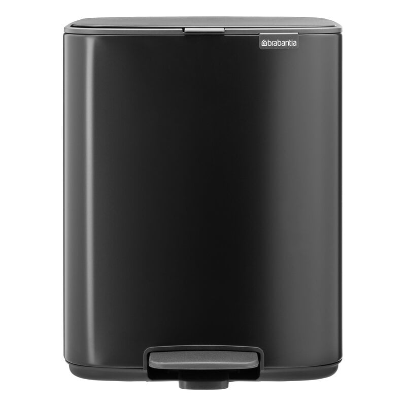 Brabantia Bo Pedal Bin, 12 L, matt black, product image
