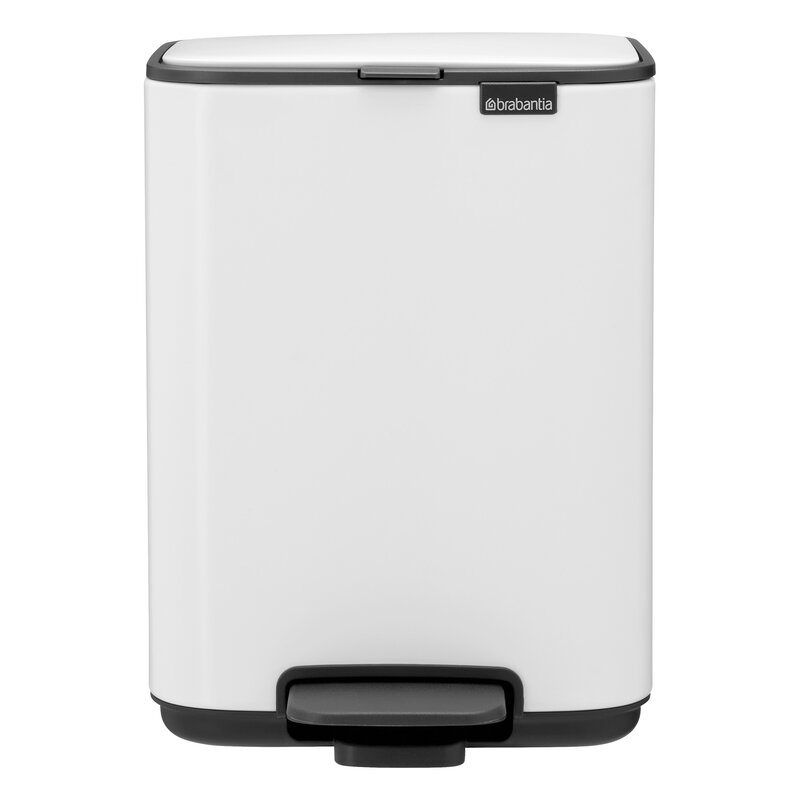 Brabantia Bo Pedal Bin 4 L, blanco, imagen del producto