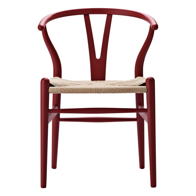 Carl Hansen & S?n CH24 Wishbone chair, soft red brown - natural cord, product image