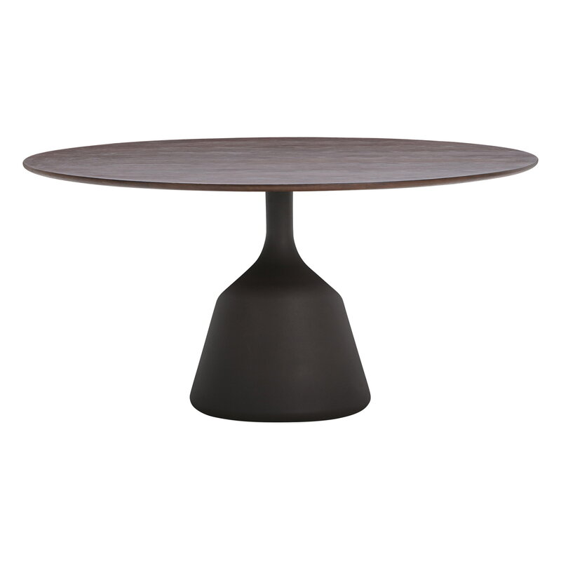 Wendelbo Coin dining table, 150 cm, brown - oak dark brown, product image