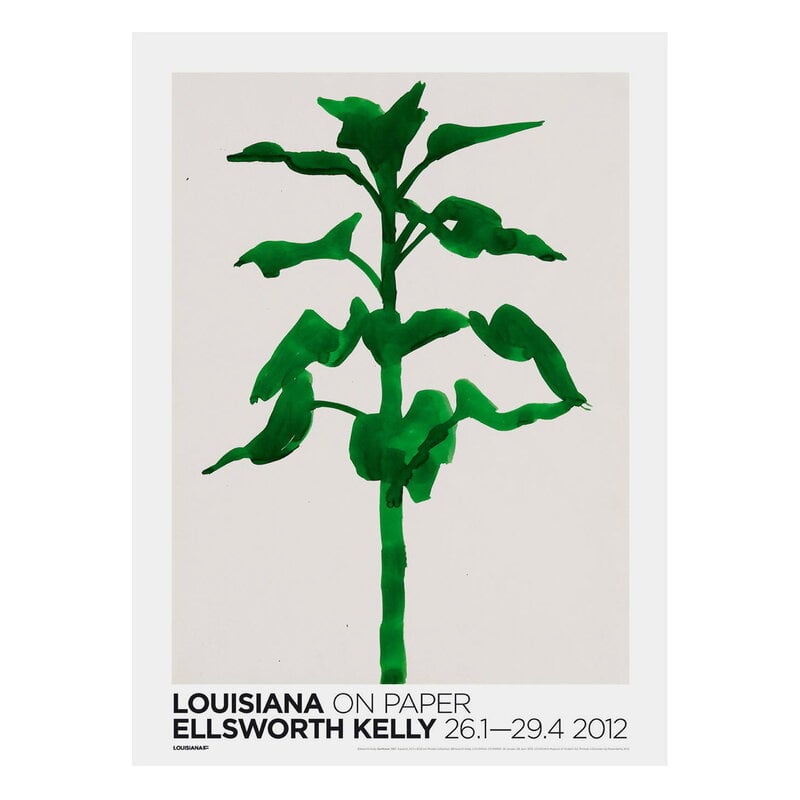 Ellsworth Kelly Sunflower (1957) Poster Louisiana Museum of Modern Art Ellsworth Kelly - Sunflower 1957