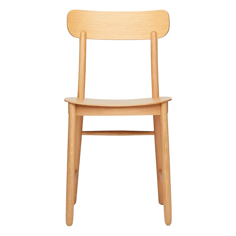 Fogia Figurine Chair Lacquered Oak Finnish Design - Oak Patio Dining Chair