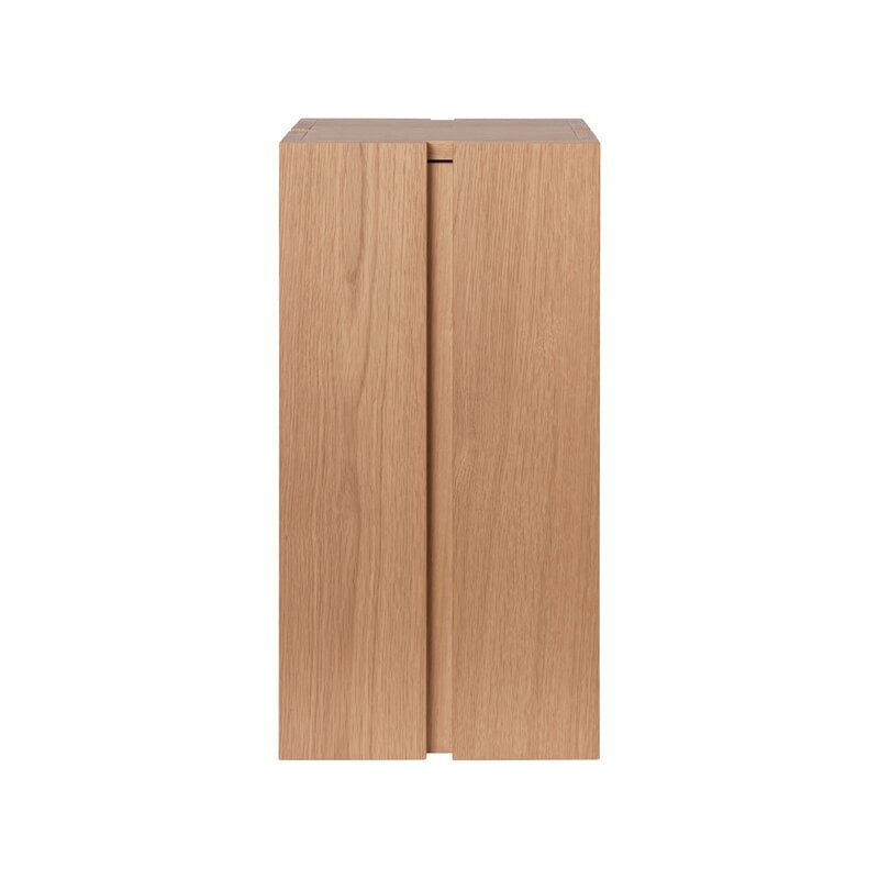 Ferm Living Parcel Pedestal side table, h. 60 cm, natural oak, product image