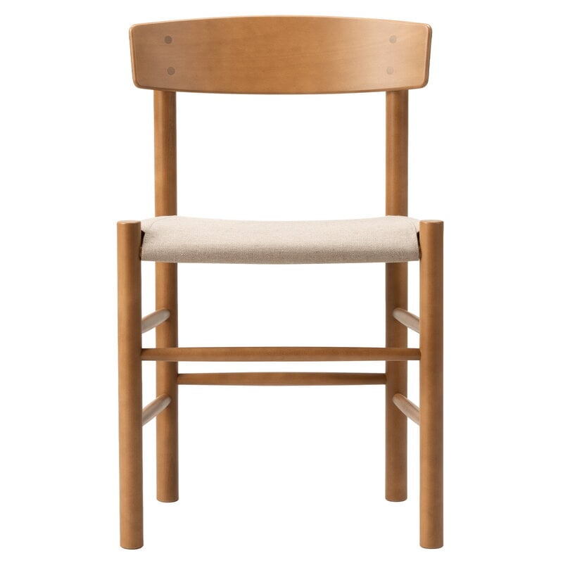 Fredericia J39 Mogensen chair, vintage lacquered beech - natural
