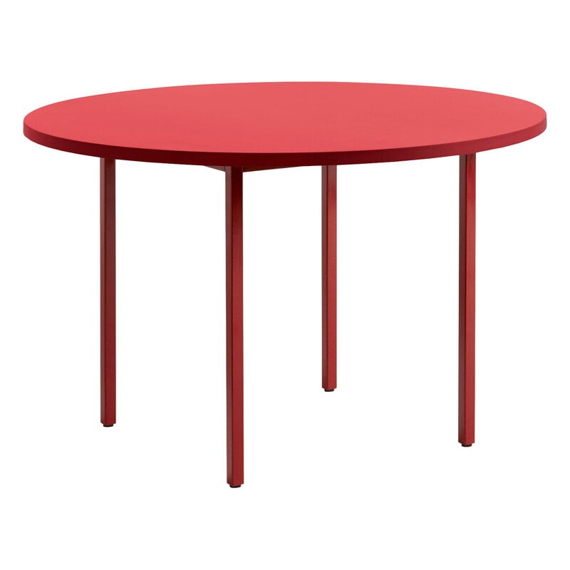 Marine Rædsel Overleve Two-Colour table, 120 cm, maroon red - red | Finnish Design Shop