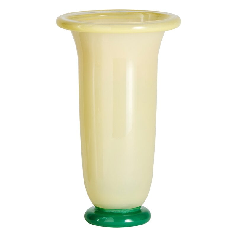 HAY Empire vase, L, sand - lemon - green, product image