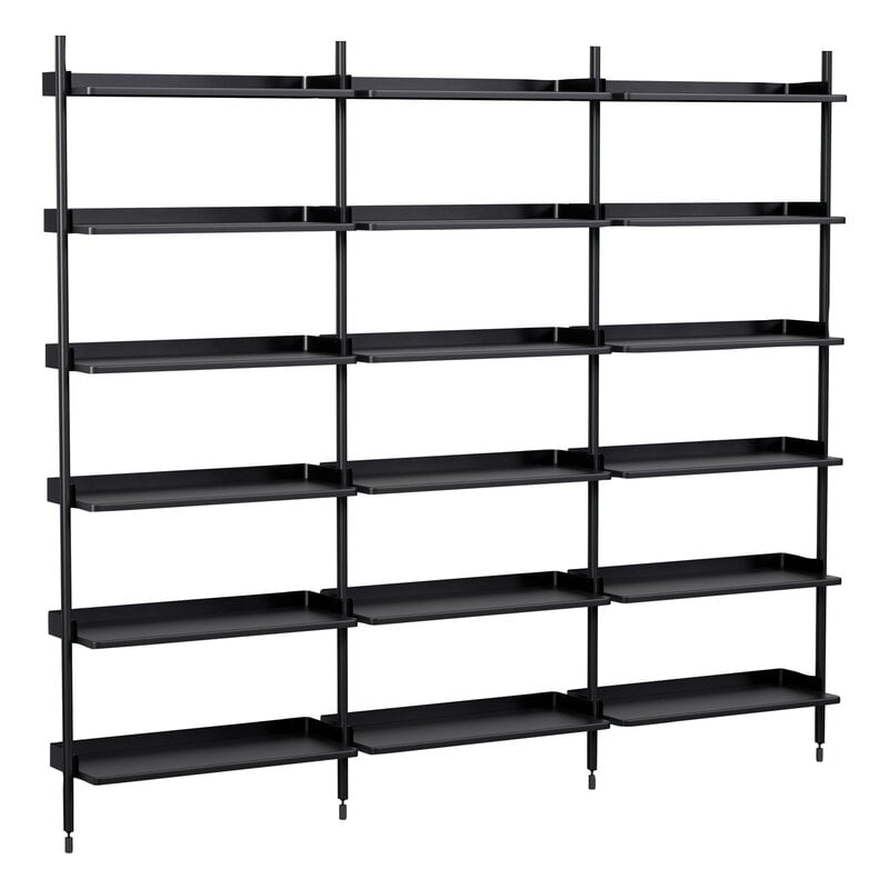 HAY Pier System 103 shelf, 3 columns, PS black, product image
