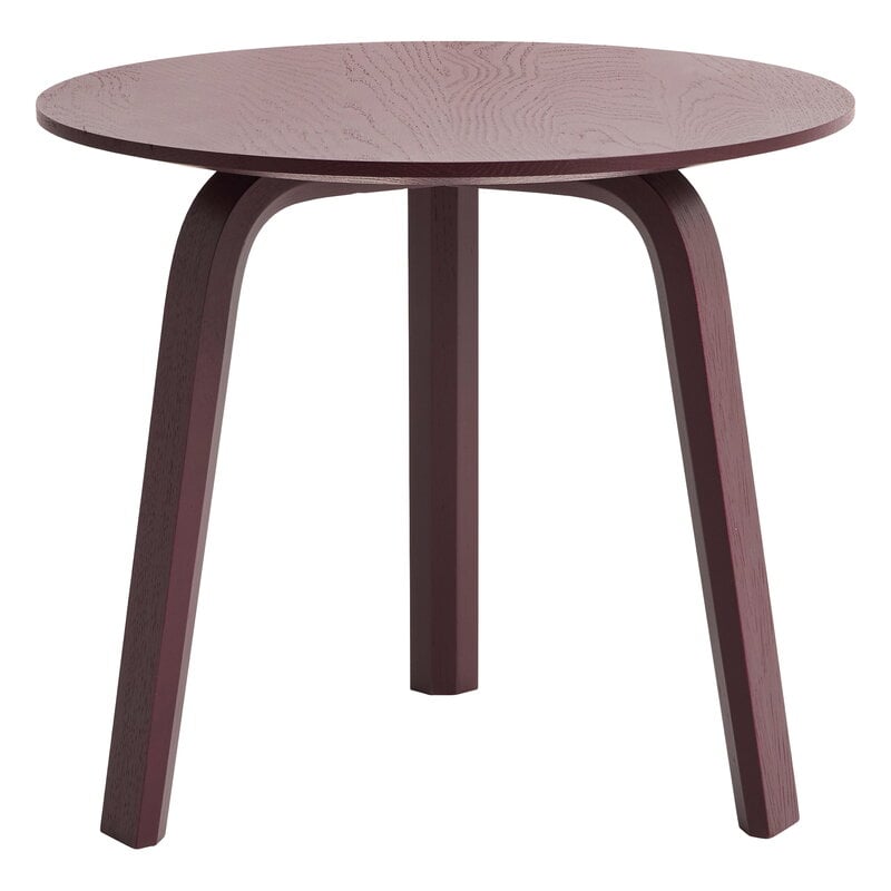 HAY Bella coffee table 45 cm, low, dark bordeaux | Finnish Design Shop