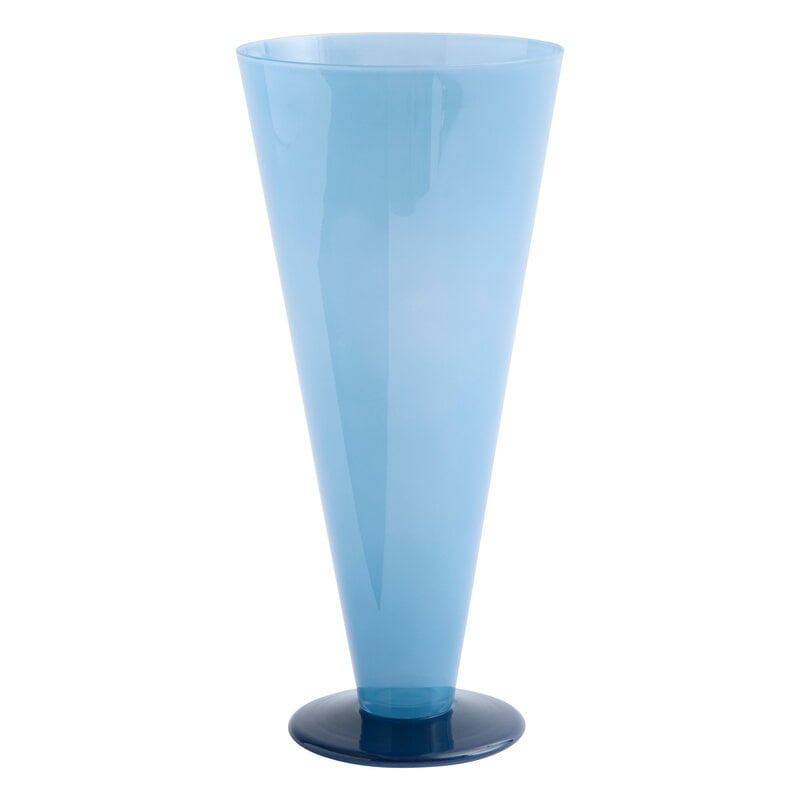 HAY Conical vase, large, petrol blue - dark blue, view 1