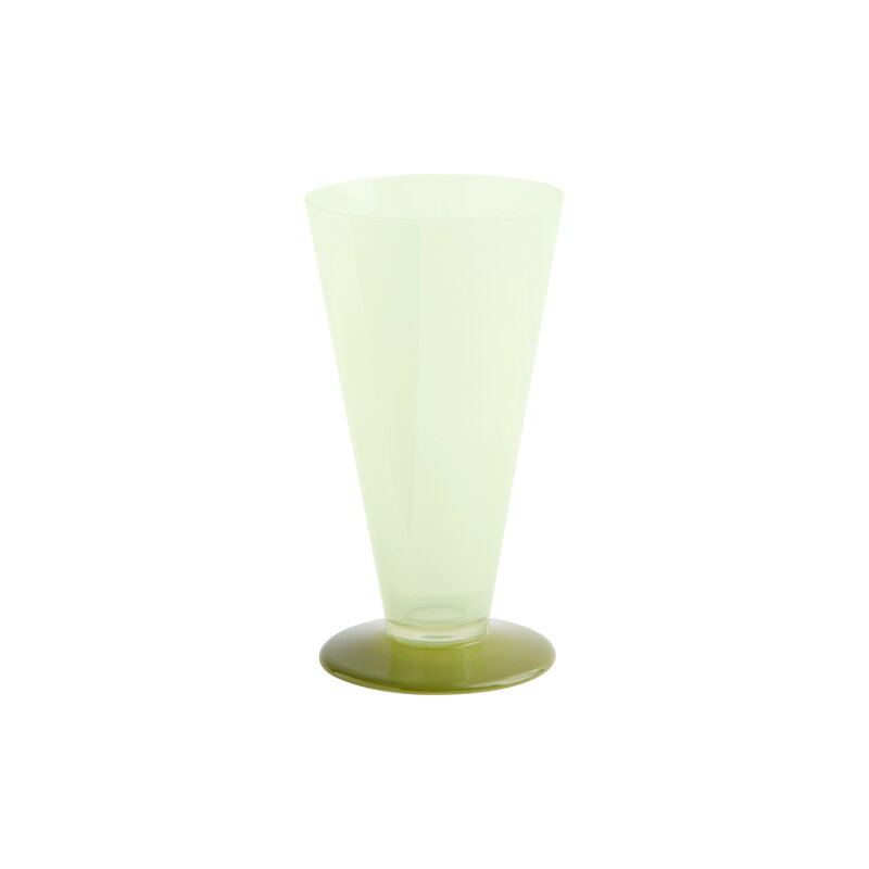 HAY Conical vase, small, light green - dark lime, view 1