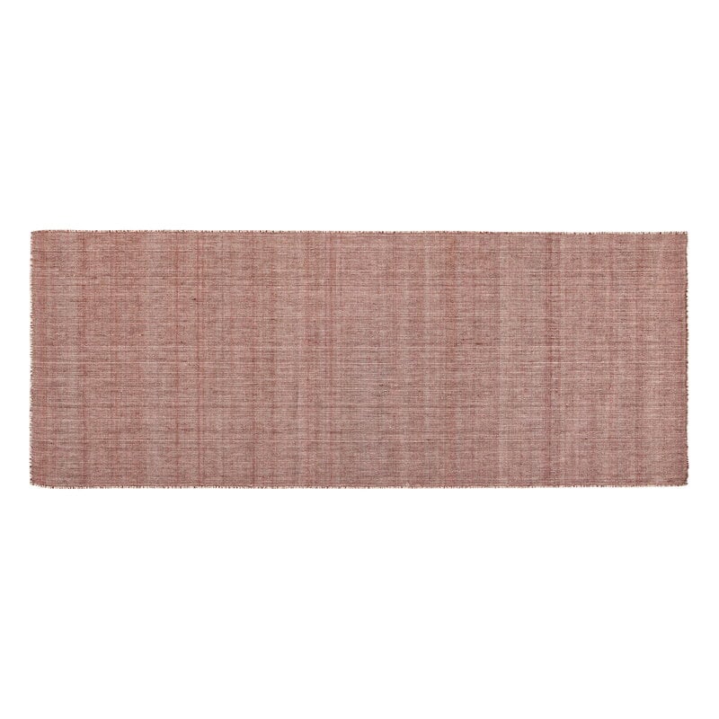 HAY Haze Teppich, 80 x 200 cm, Eisenrot, produktbild
