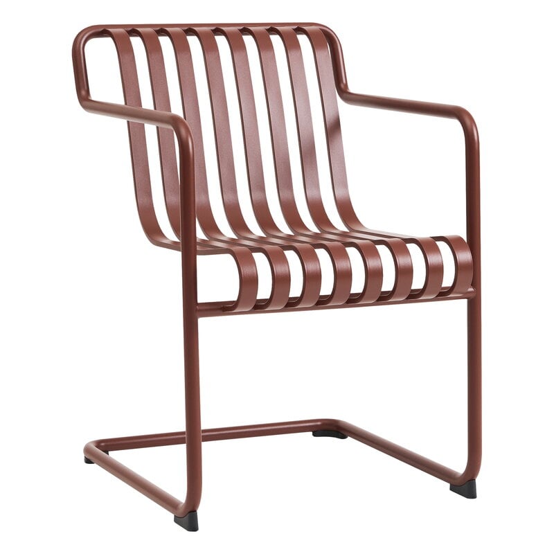 HAY Palissade Cantilever dining armchair, iron red | Finnish