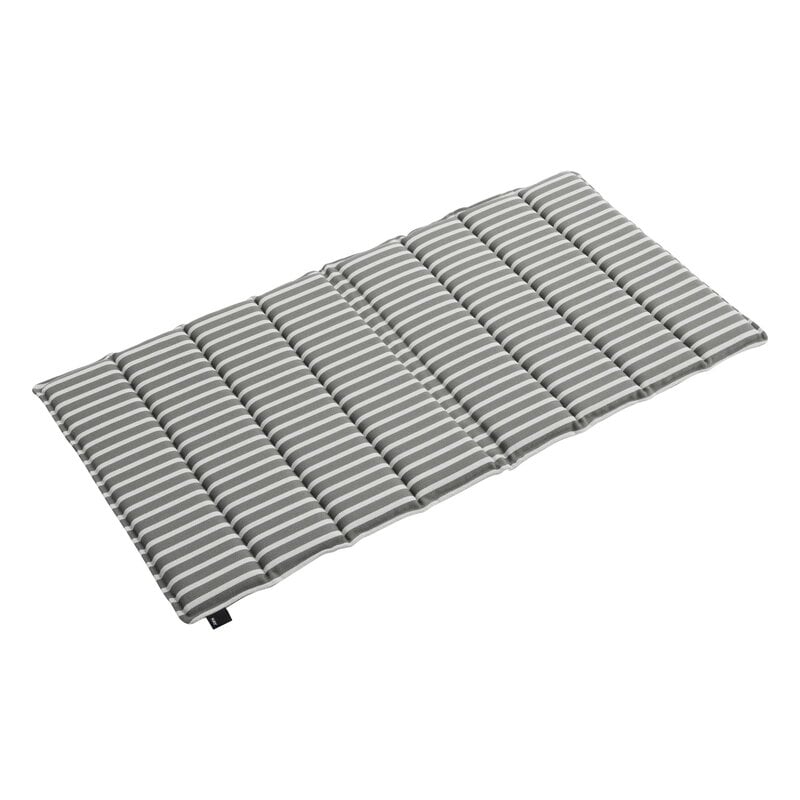 HAY Terrazza Folding seat cushion, 82 x 40 cm, grey bold stripe, product image