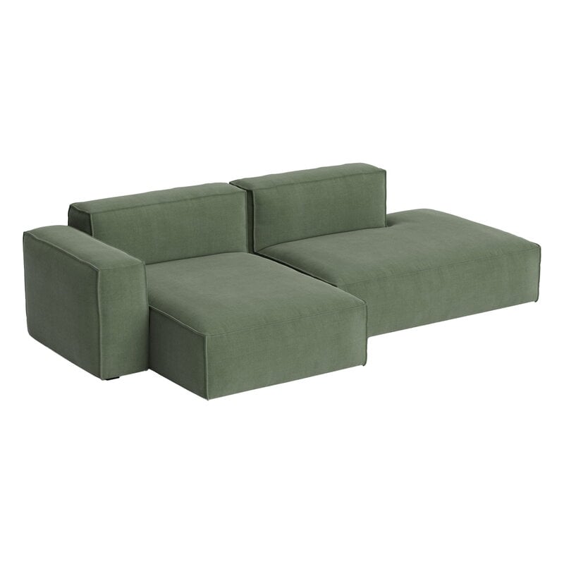 HAY Mags Soft sohva 2,5-ist., irrot. pääl., C3 Left, mat. käsinoja, Linara 100, näkymä 3